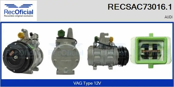 Compressor, air conditioning (RECSAC73016.1)