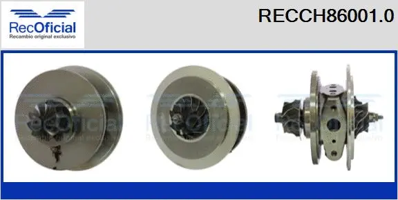 Core assembly, turbocharger (RECCH86001.0)