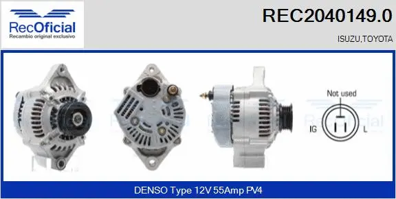 Alternator (REC2040149.0)