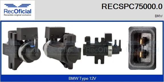 Pressure Converter, exhaust control (RECSPC75000.0)