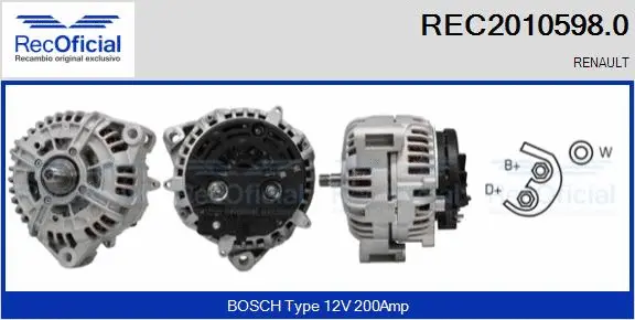 Alternator (REC2010598.0)