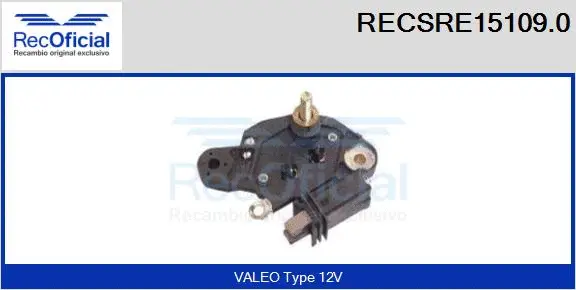 Alternator Regulator (RECSRE15109.0)