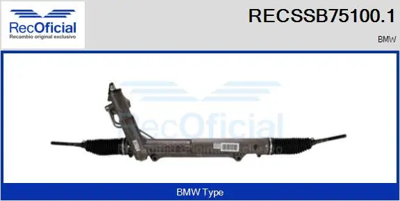 Steering Gear (RECSSB75100.1)