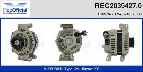 Alternator (REC2035427.0)