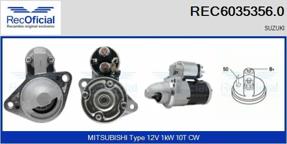 Starter (REC6035356.0)