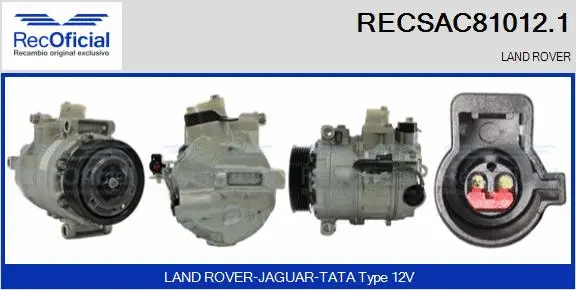 Compressor, air conditioning (RECSAC81012.1)