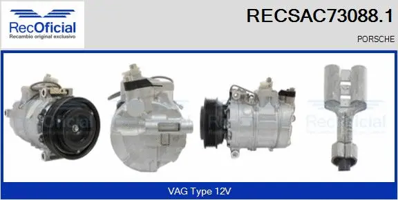 Compressor, air conditioning (RECSAC73088.1)
