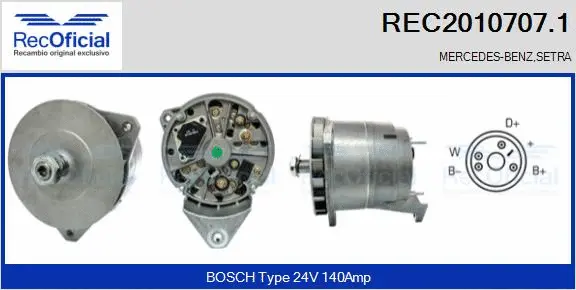 Alternator (REC2010707.1)