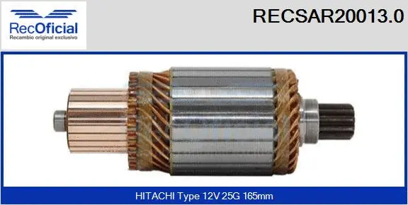Armature, starter (RECSAR20013.0)