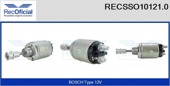 Solenoid Switch, starter (RECSSO10121.0)