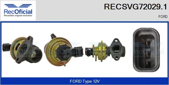 EGR Valve (RECSVG72029.1)