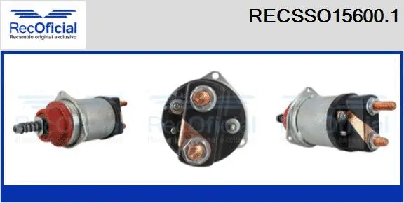 Solenoid Switch, starter (RECSSO15600.1)