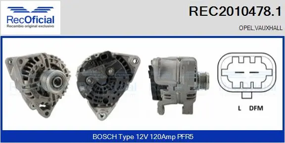 Alternator (REC2010478.1)