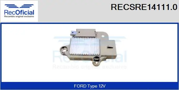 Alternator Regulator (RECSRE14111.0)