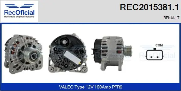 Alternator (REC2015381.1)