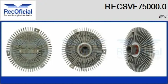 Clutch, radiator fan (RECSVF75000.0)