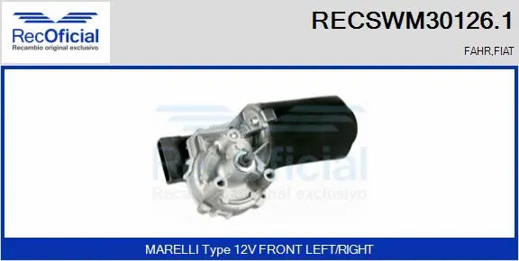 Wiper Motor (RECSWM30126.1)