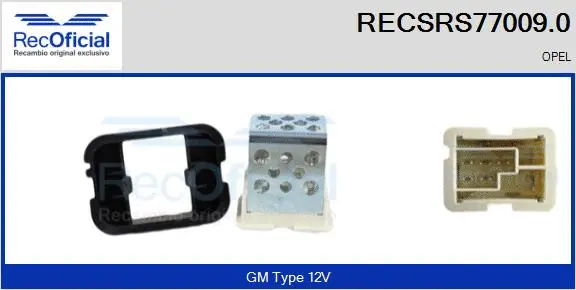 Resistor, interior blower (RECSRS77009.0)