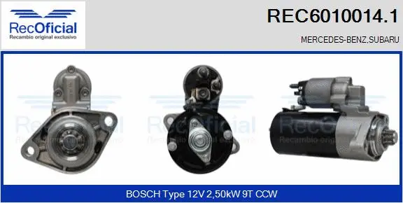 Starter (REC6010014.1)