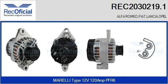 Alternator (REC2030219.1)