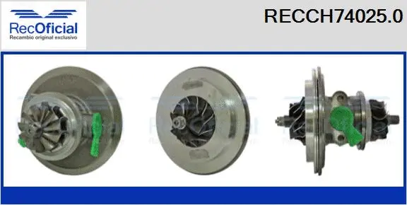 Core assembly, turbocharger (RECCH74025.0)