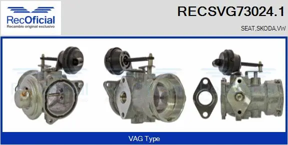 EGR Valve (RECSVG73024.1)