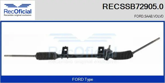 Steering Gear (RECSSB72905.0)