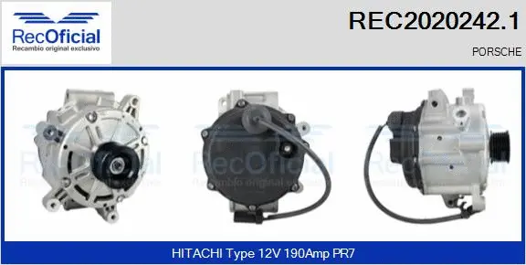 Alternator (REC2020242.1)