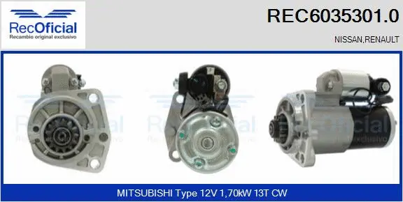 Starter (REC6035301.0)