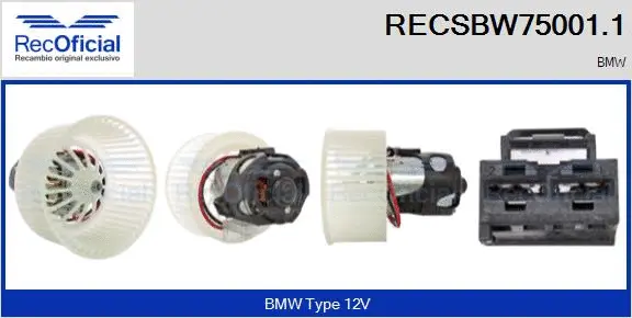 Interior Blower (RECSBW75001.1)