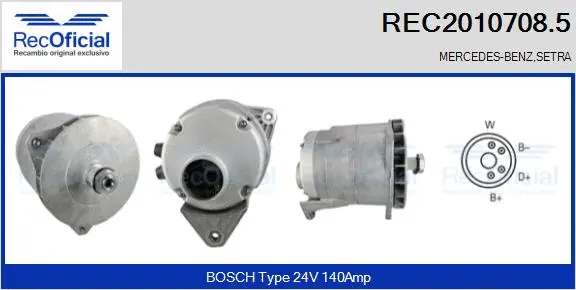 Alternator (REC2010708.5)