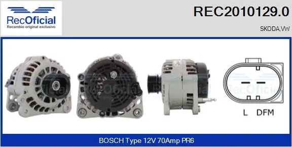 Alternator (REC2010129.0)