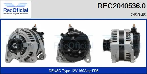 Alternator (REC2040536.0)