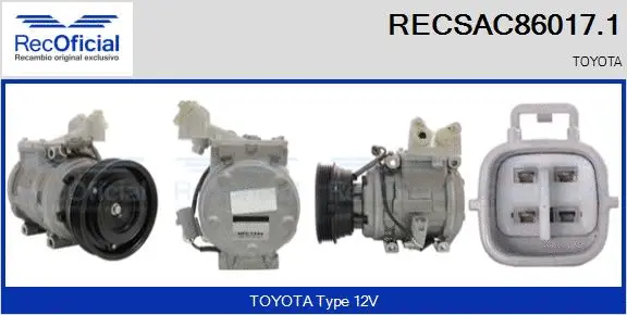 Compressor, air conditioning (RECSAC86017.1)