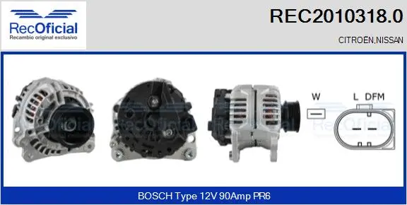 Alternator (REC2010318.0)