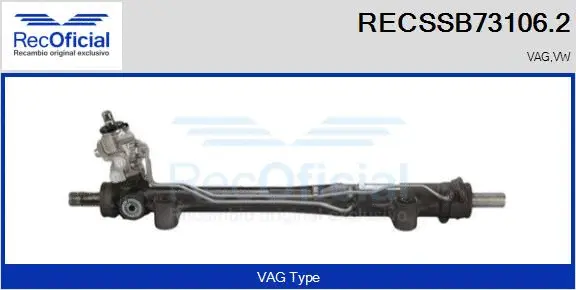 Steering Gear (RECSSB73106.2)