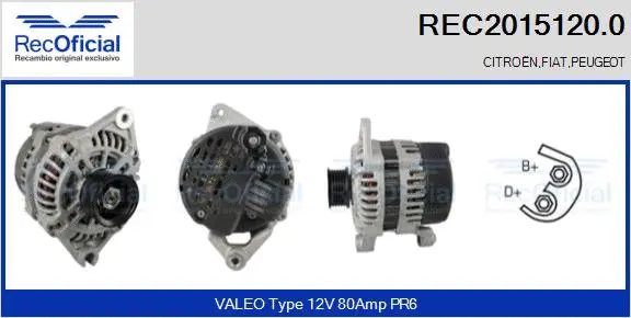Alternator (REC2015120.0)