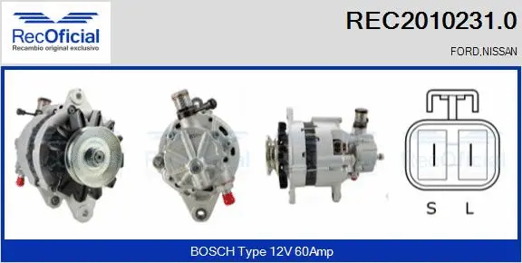 Alternator (REC2010231.0)
