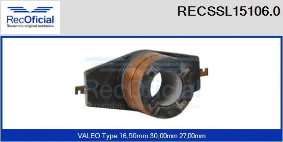 Slip Ring, alternator (RECSSL15106.0)