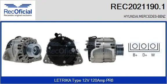 Alternator (REC2021190.1)