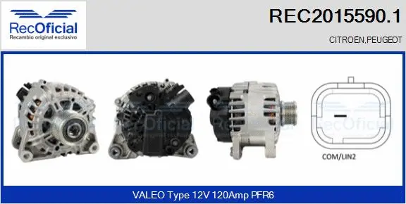 Alternator (REC2015590.1)