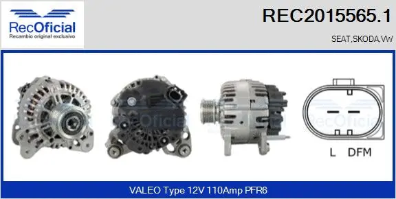 Alternator (REC2015565.1)
