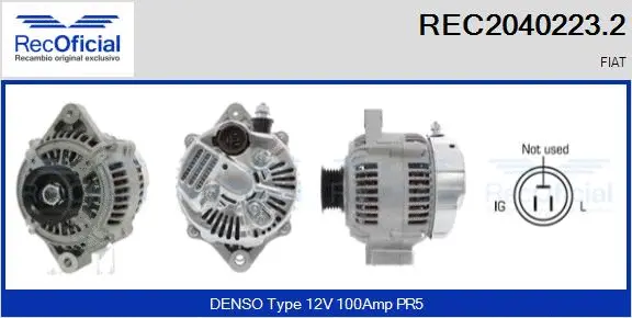 Alternator (REC2040223.2)
