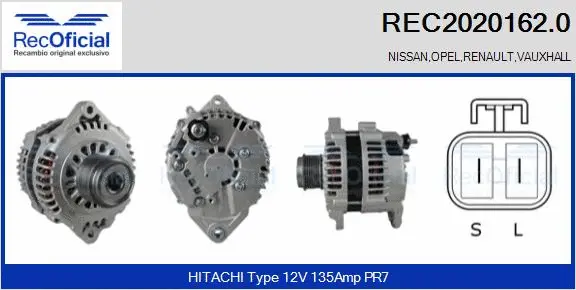 Alternator (REC2020162.0)