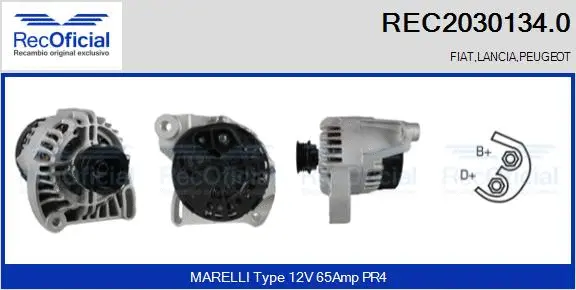 Alternator (REC2030134.0)