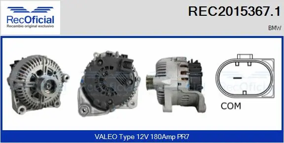 Alternator (REC2015367.1)