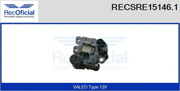 Alternator Regulator (RECSRE15146.1)