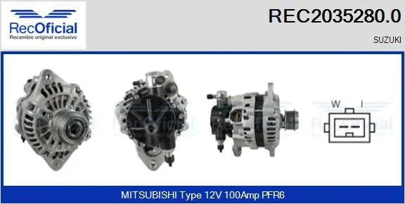 Alternator (REC2035280.0)