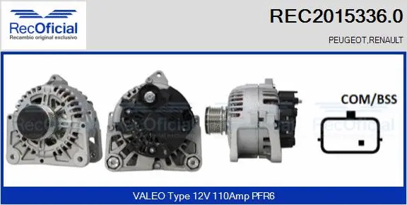 Alternator (REC2015336.0)
