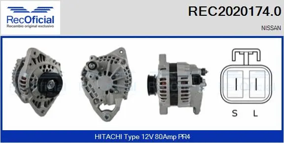 Alternator (REC2020174.0)
